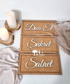 3 Cadres en Bois