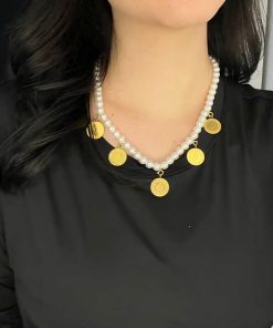 Collier gros perles avec 5 crochets – Image 3